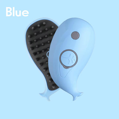 3-in-1 Electric Pet Grooming Brush with Steam and Spray Function for Cats and Dogs - Hair Removal and Massage Comb