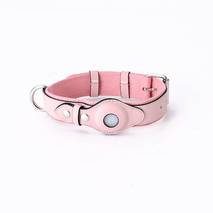 Leather Protective Cover for Airtag Pet Collar Tracker
