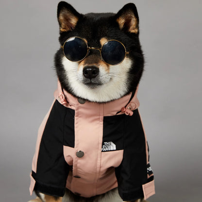 Dog Raincoat and Windbreaker Jacket for Small to Large Breeds, Suitable for French Bulldogs and Chihuahuas