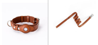 Leather Protective Cover for Airtag Pet Collar Tracker